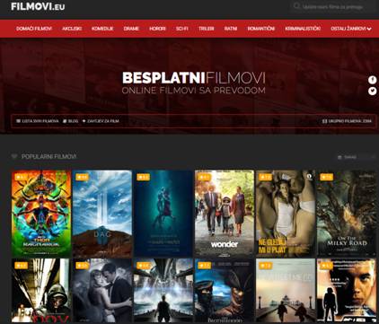 Najbolji sajt za besplatno gledanje stranih filmova sa prevodom