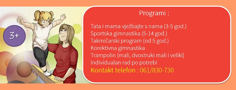 Škola gimnastike Tuzla- program