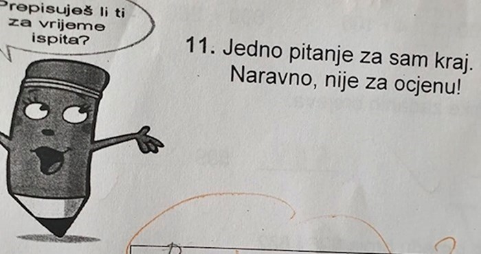 Dijete je iskreno odgovorilo na dodatno pitanje u testu, učiteljica je ostala zbunjena