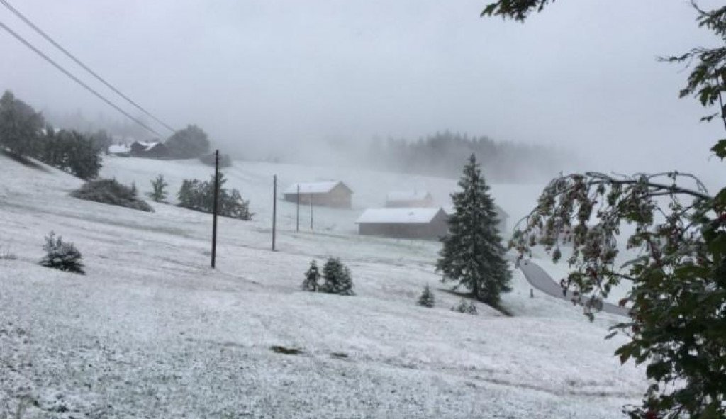 Snijeg stigao u BiH: Evo gdje pada